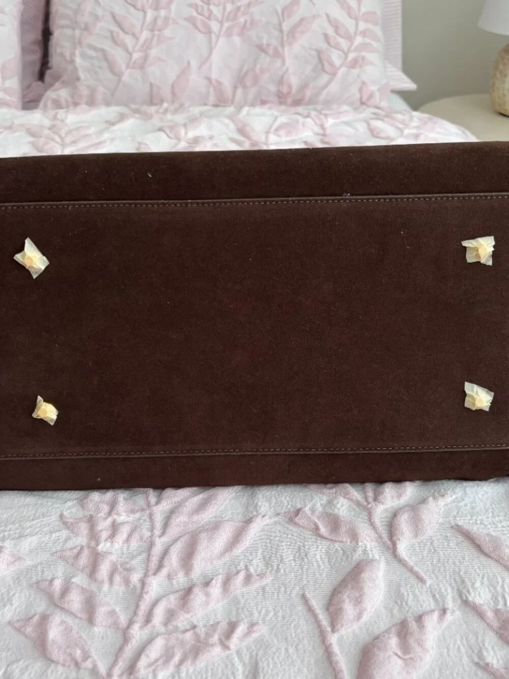 Modavo Parisian Stroll Bag Brown Vegan Suede